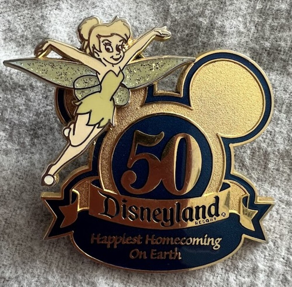 2005 Disneyland DLR 50th Anniversary Happiest Homecoming Tinker Bell Pin